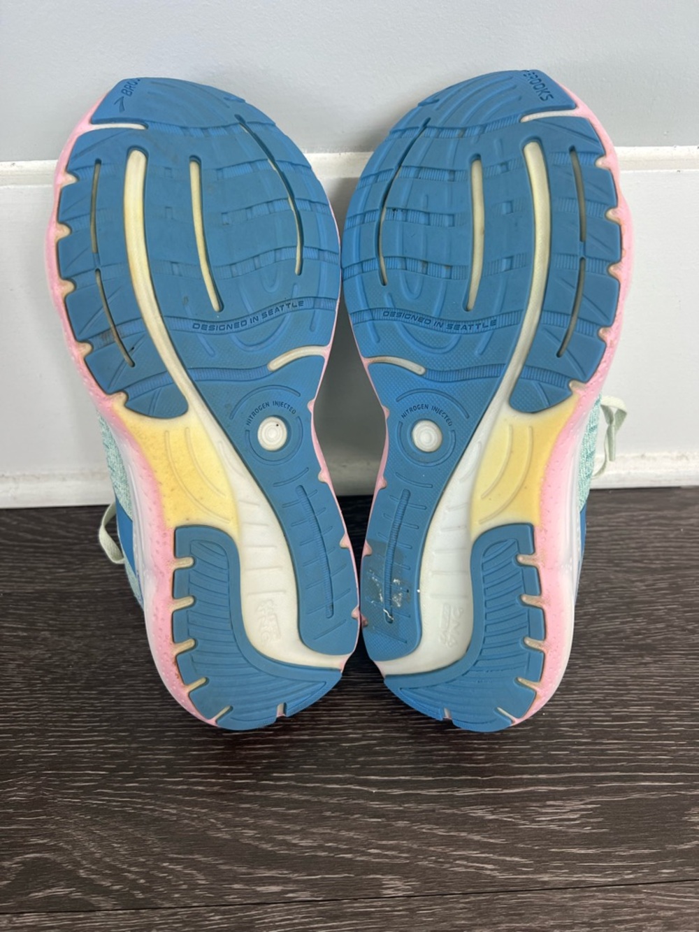 Brooks Glycerin StealthFit 20 Women's Running Shoes in 'Blue Glass Open Air' - Picture 10 of 10